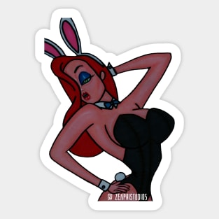 Jessica Rabbit V Sticker